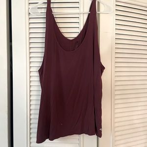 Maroon tank top